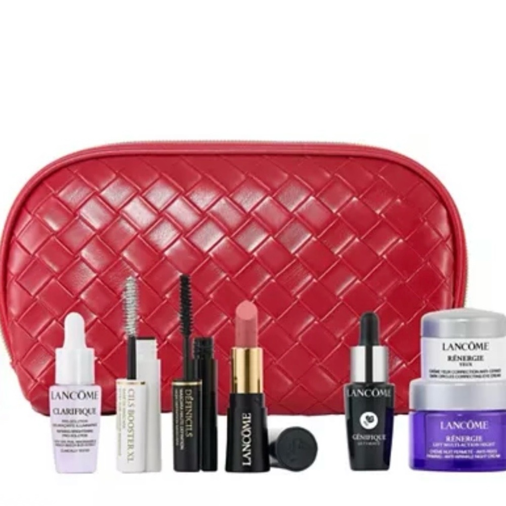 Lancome Skincare Set with Red Bag - Picture 2 of 6